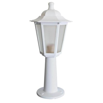 Balizador Branco para Iluminação de Jardim com Lente Fosca Termoplástico Grego Dital
