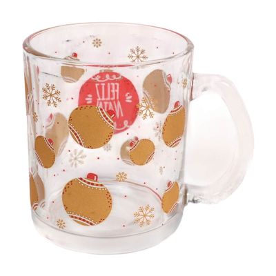 Caneca de Vidro Cazza Magia Natal