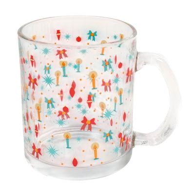 Caneca de Vidro Cazza Magia Natal