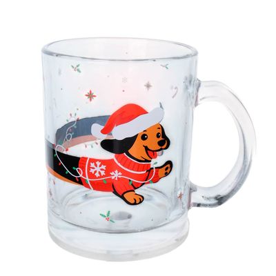 Caneca de Vidro Cazza Magia Natal