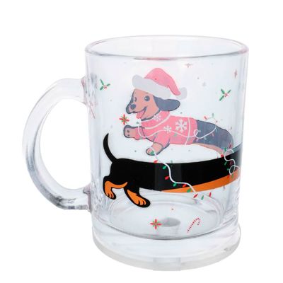 Caneca de Vidro Cazza Magia Natal