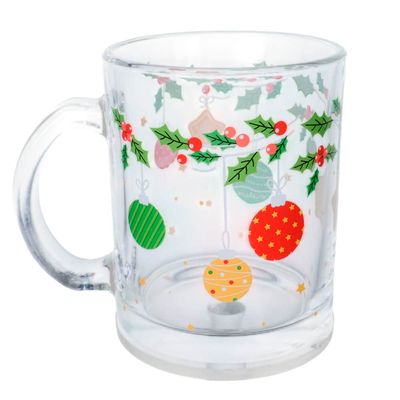 Caneca de Vidro Cazza Magia Natal