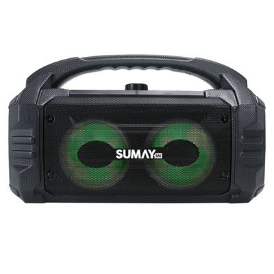 Caixa de Som Portátil Bluetooth Sunbox 50w Sumay sm Preto