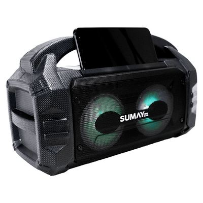 Caixa de Som Portátil Bluetooth Sunbox 50w Sumay sm Preto