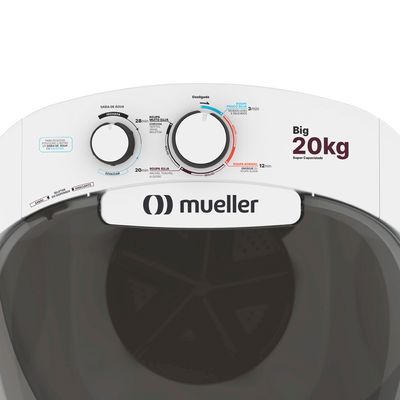 Máquina de lavar roupas BIG 20,1 Semiautomática Big 20kg Mueller Branco / 110v