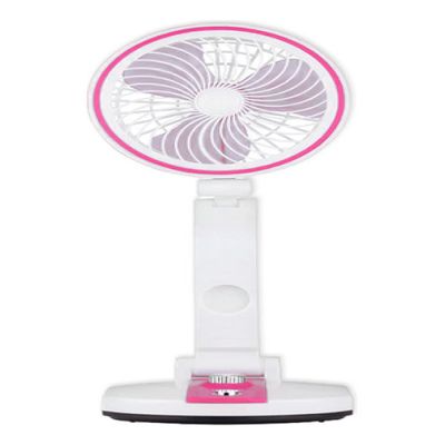 Ventilador De Mesa Retrátil Rosa