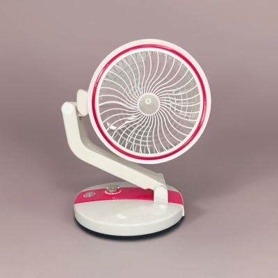 Ventilador De Mesa Retrátil Rosa