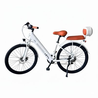 BICICLETA ELÉTRICA LIVING LETs BRANCA MONTADA