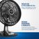 Ventilador de Mesa 40cm Super Turbo Force Mondial Preto/Prata VSTF-40-8P-BS 220V