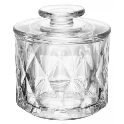 18 Peças Manteigueiras Francesas Diamond Lyor Vidro 8x9cm Mesa Posta