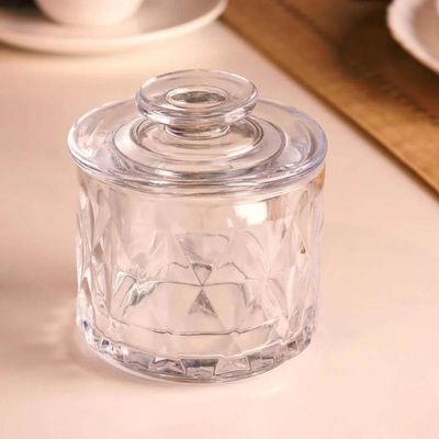 18 Peças Manteigueiras Francesas Diamond Lyor Vidro 8x9cm Mesa Posta