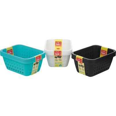 Cesto 3L Médio OR52241N Ordene Branco Leve 4 Pague 3 Branca
