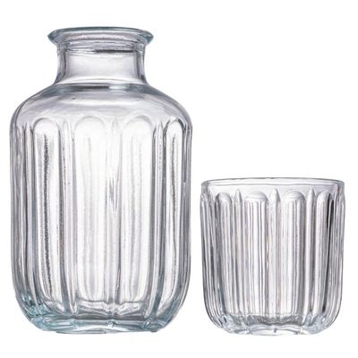 Moringa Soho Cristal Ecológico 600ml com Copo 200ml Elegante Mesa Posta Água