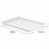 Bandeja Retangular Plástico Resistente Branco Lea Ou 34x21cm para Servir Cozinha Restaurante Café