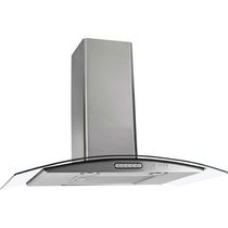Coifa Slim Vidro Curvo Inox Duto 75cm Fogatti