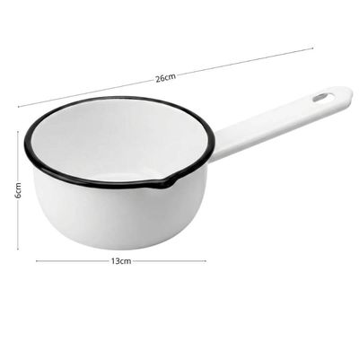 Conjunto Esmaltado Branco Caneca 1L Papeiro 550ml Metallouça Aquecer Preparar Servir