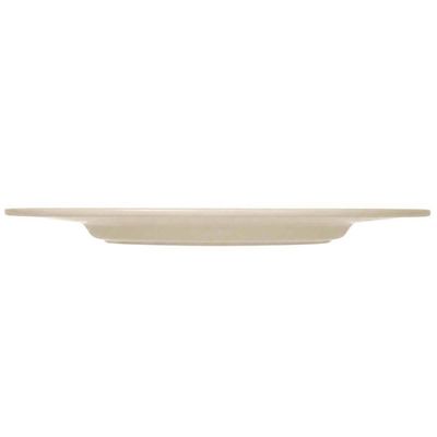 Jogo 42 Pratos Sobremesa Padaria 20cm Bege Melamina Aveline Servir Torta Restaurante