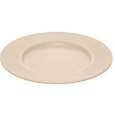Jogo 42 Pratos Sobremesa Padaria 20cm Bege Melamina Aveline Servir Torta Restaurante