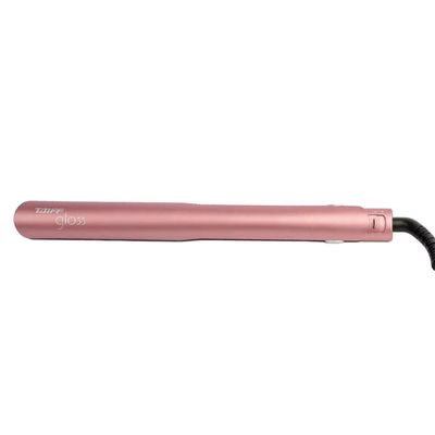 Prancha Gloss Rose Visor LED Cerâmica 5 Temperaturas Taiff Rosê / Bivolt