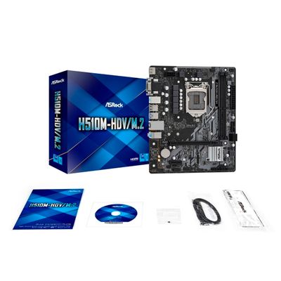 Placa Mãe Lga1200 H510M-Hdv/M.2 90-MXBFT0-A0BAY1Z Asrock