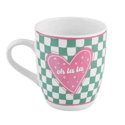 Caneca Cazza Mix em Cerâmica 330ml - Item Sortido