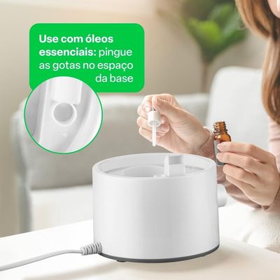 Umidificador de Ar Easy Air HC290 Bivolt 1,8 L Ultrassônico Multilaser Branco