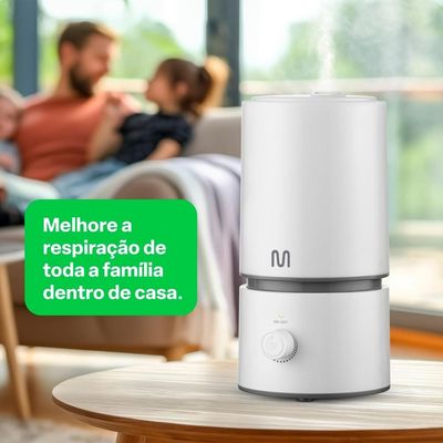 Umidificador de Ar Easy Air HC290 Bivolt 1,8 L Ultrassônico Multilaser Branco