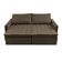 Sofá 3 Lugares Cama InBox Marselha II Retrátil Reclinável com Baú Revestimento Suede Velusoft 160cm Café