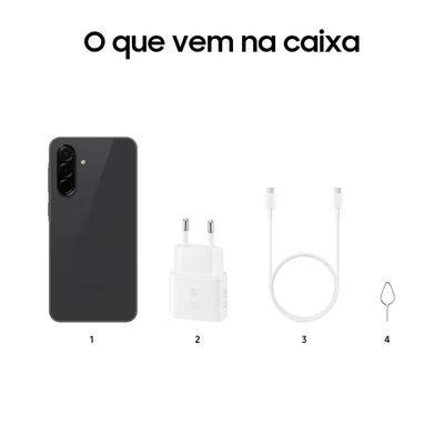Smartphone Samsung Galaxy A36 128GB 5G + Fone Galaxy Buds Samsung Preto
