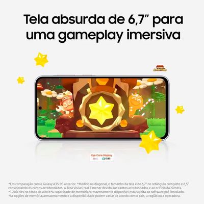 Smartphone Samsung Galaxy A36 128GB 5G + Fone Galaxy Buds Samsung Preto