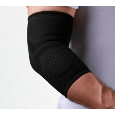 Cotoveleira Ortopédica Linha Pro Preta Tamanho GG KNIT 3D N1