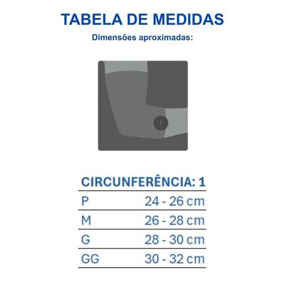 Cotoveleira Ortopédica Linha Pro Preta Tamanho GG KNIT 3D N1