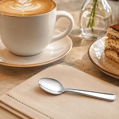 Jogo 36 pçs Colheres Chá e Café Brinox Aço Inox para Hotéis
