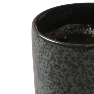 Jogo Copos Neo 12 Unidades Stoneware Cerâmica Greenery 110ml