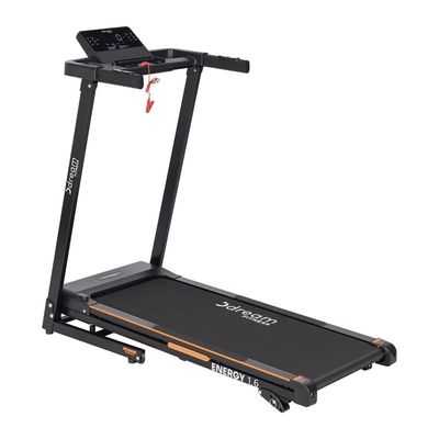 Esteira Eletrônica Dream Energy 1.6 12 Programas Dobrável Preto e Laranja / 110V