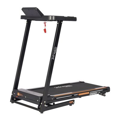 Esteira Eletrônica Dream Energy 1.6 12 Programas Dobrável Preto e Laranja / 110V