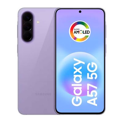 Smartphone Galaxy A57 5G Tela 6.7 128GB Câmera 50MP Samsung Lilás