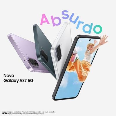 Smartphone Galaxy A37 5G Tela 6.7 128GB + Galaxy Fit 3 Samsung Lavanda