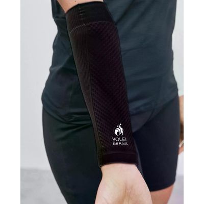 Protetor De Antebraço Preto P Voley Brasil Knit 3D