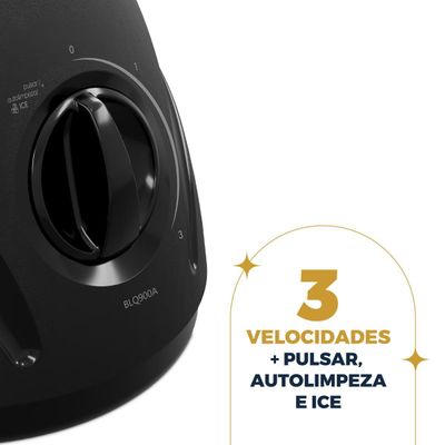 Liquidificador Britânia 600W 2,1L 3 Velocidades BLQ900A 220V