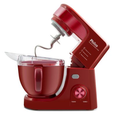 Batedeira Planetária Philco 4,5L Turbo Red 700W PHP500V 220V