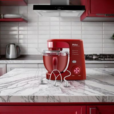 Batedeira Planetária Philco 4,5L Turbo Red 700W PHP500V 220V