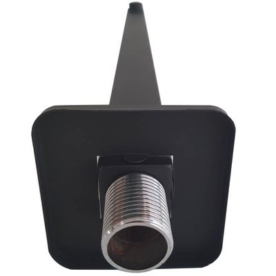 Braço Para Chuveiro Preto Quadrado Braço de Chuveiro 42,5cm