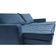 Sofá 3 Lugares Cama InBox Marselha II Retrátil Reclinável com Baú Revestimento Suede Velusoft 160cm Azul