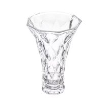 Vaso de Vidro Diamond Lapidado Alta Qualidade Versátil Elegante Lyor