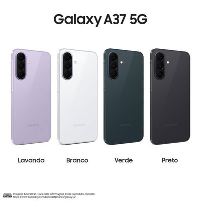 Smartphone Samsung Galaxy A37 5G Tela 6.7 256GB e Galaxy Fit 3 Preto