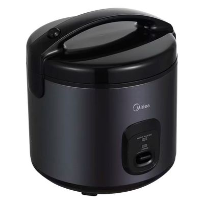 Panela de Arroz Elétrica 5L com Revestimento Blackstone e Bandeja a Vapor Midea Preto / 110V