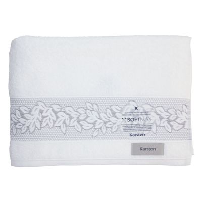 Toalha Banho Provence 135X70Cm 430G/M2 Branca - Karsten