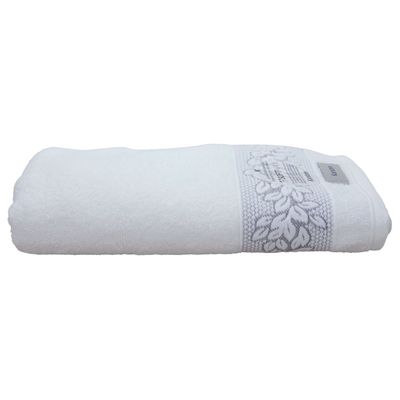 Toalha Banho Provence 135X70Cm 430G/M2 Branca - Karsten