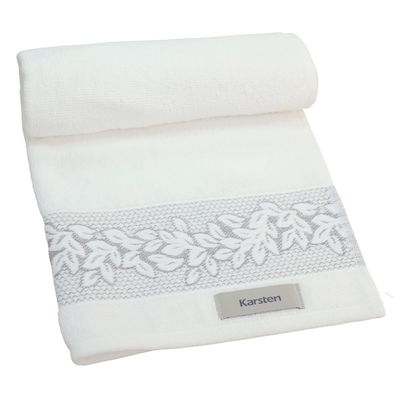 Toalha Banho Provence 135X70Cm 430G/M2 Branca - Karsten